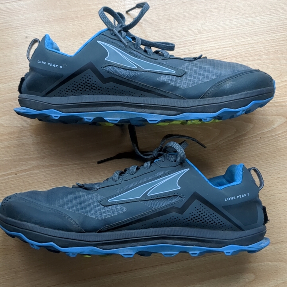 Altra Lone Peak 5 Gray Blue Size 12 Wide - Picture 4 of 9
